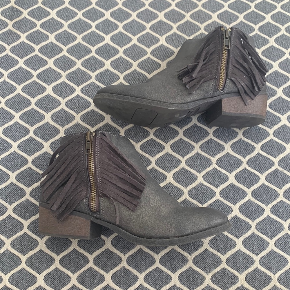Steve Madden Western Fringe Ankle Boot